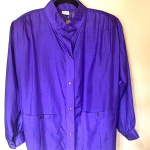 Purple Women's Lightweight Windbreaker Jacket